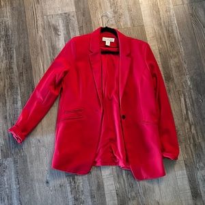 Rachel Zoe red blazer